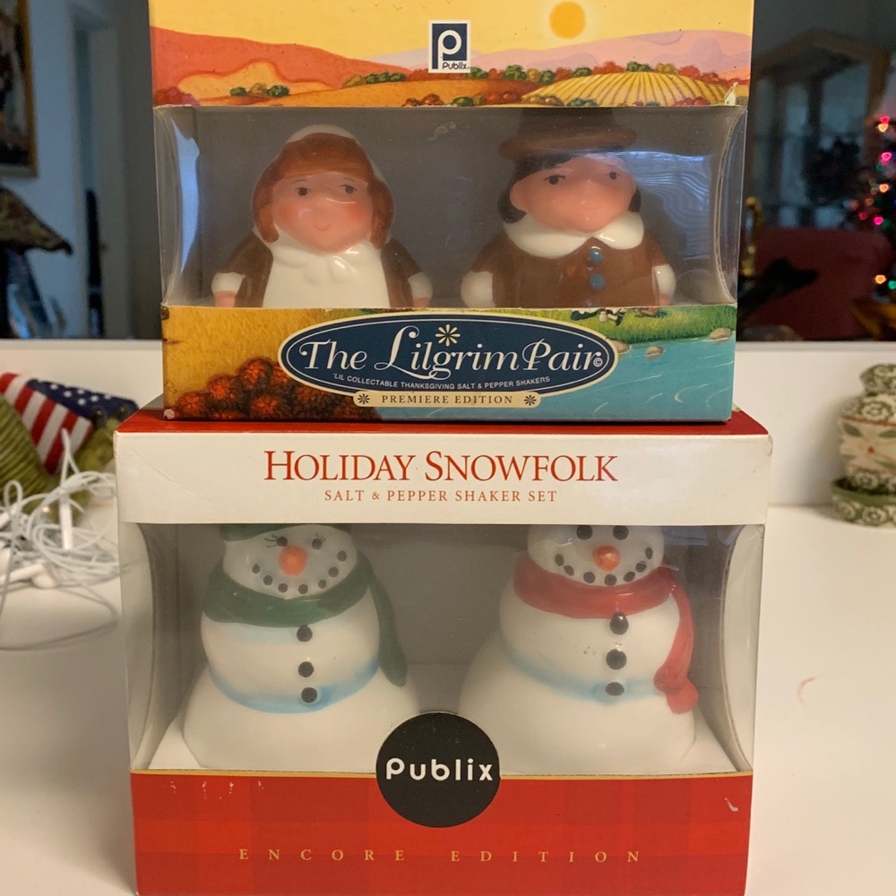 Publix Collector Salt and Pepper Shaker Sets